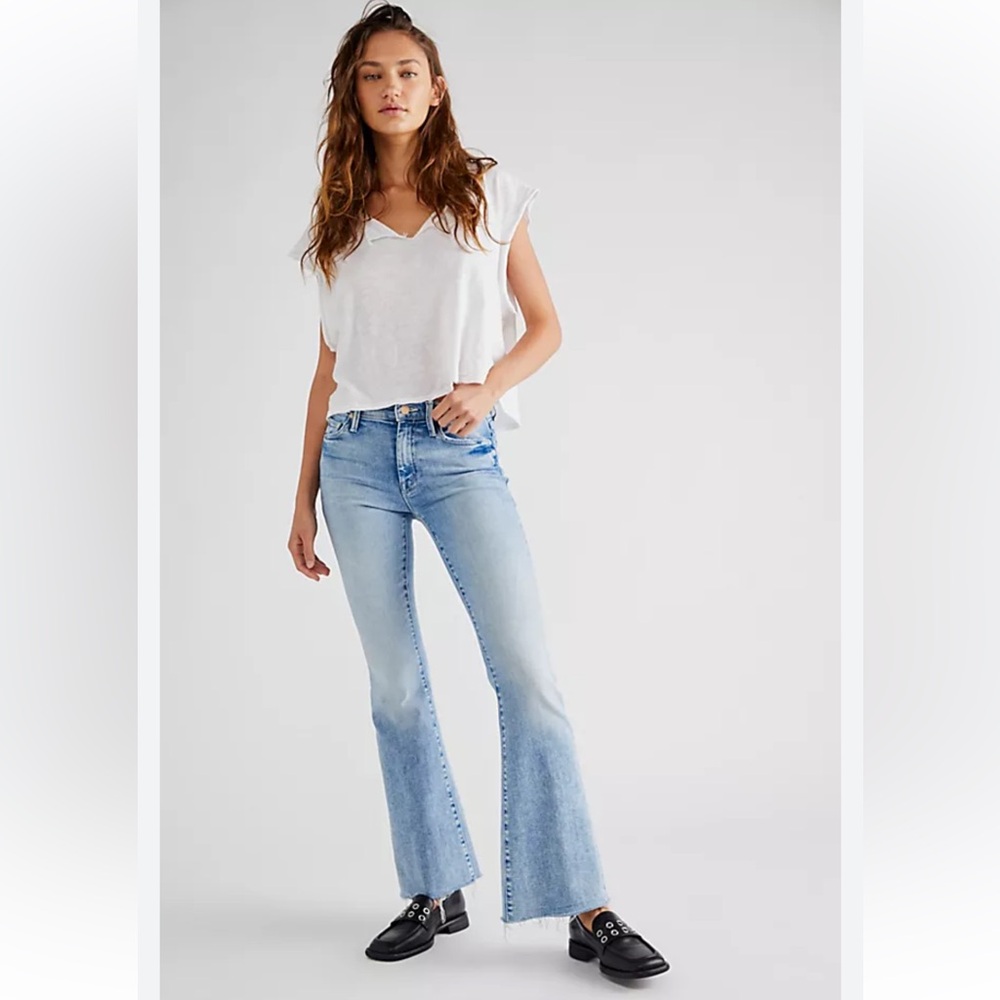 MOTHER The Weekender fray jeans